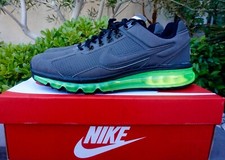 Nike Air Max 2013 Leather Wolf Grey Hyper fuse Volt 599455-007 Size 9.5 RARE! 🔥