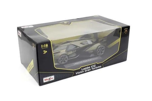 MAISTO MS31454G 1/18 Lamborghini V12 Vision Gran Turismo Verde Modello Auto - Foto 6 di 6