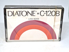 RARE DIATONE C-120B Blank Audio Cassette Tape (Sealed) New