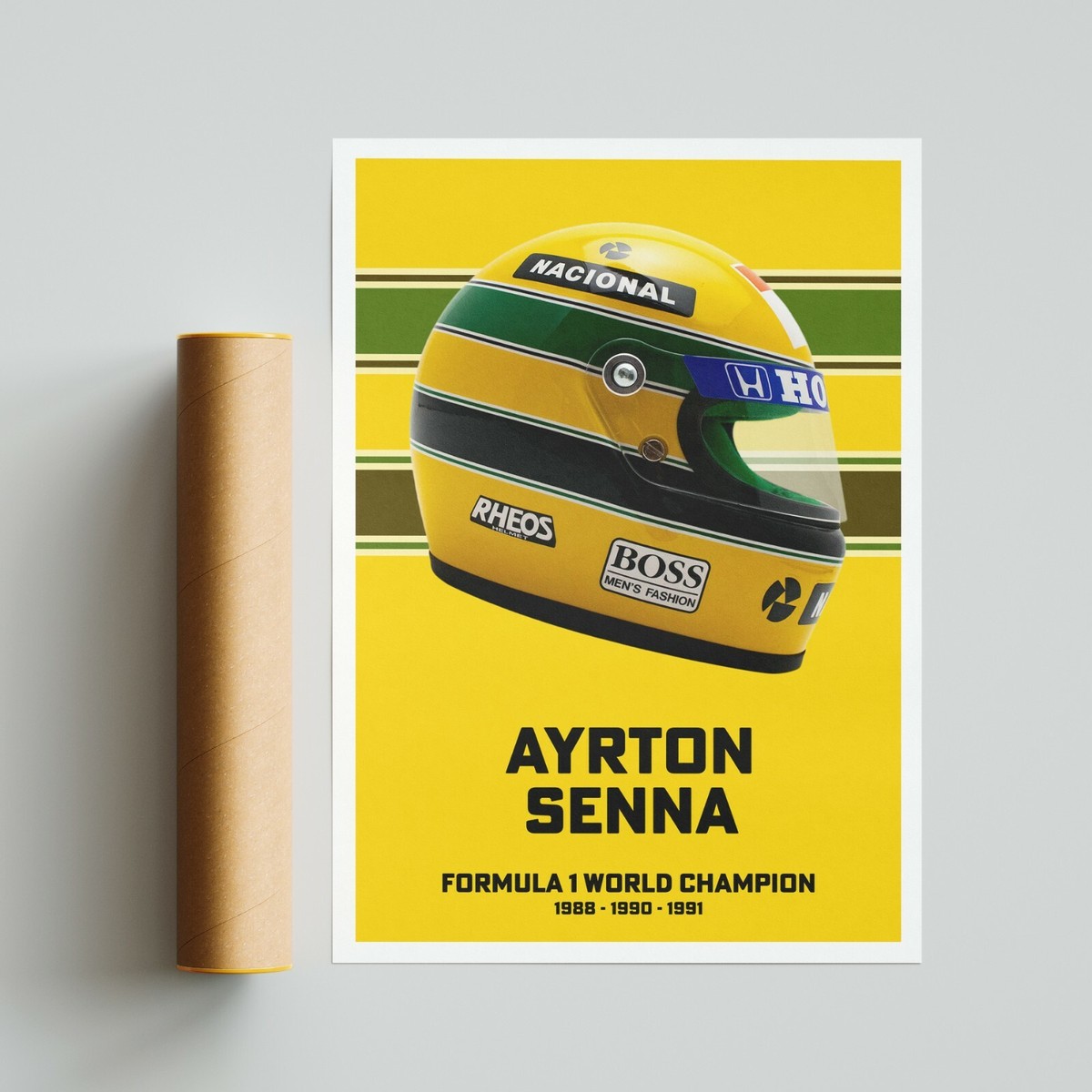 ポスター オートモビリスト AYRTON SENNA HELMET ポスター オートモビリスト AYRTON SENNA HELMET - メルカリ