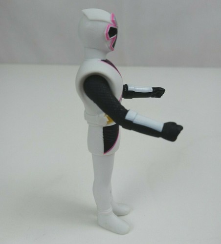 2015 Bandai Power Rangers Ninja Steel White Ranger 4” Vinyl Figure - Picture 2 of 6