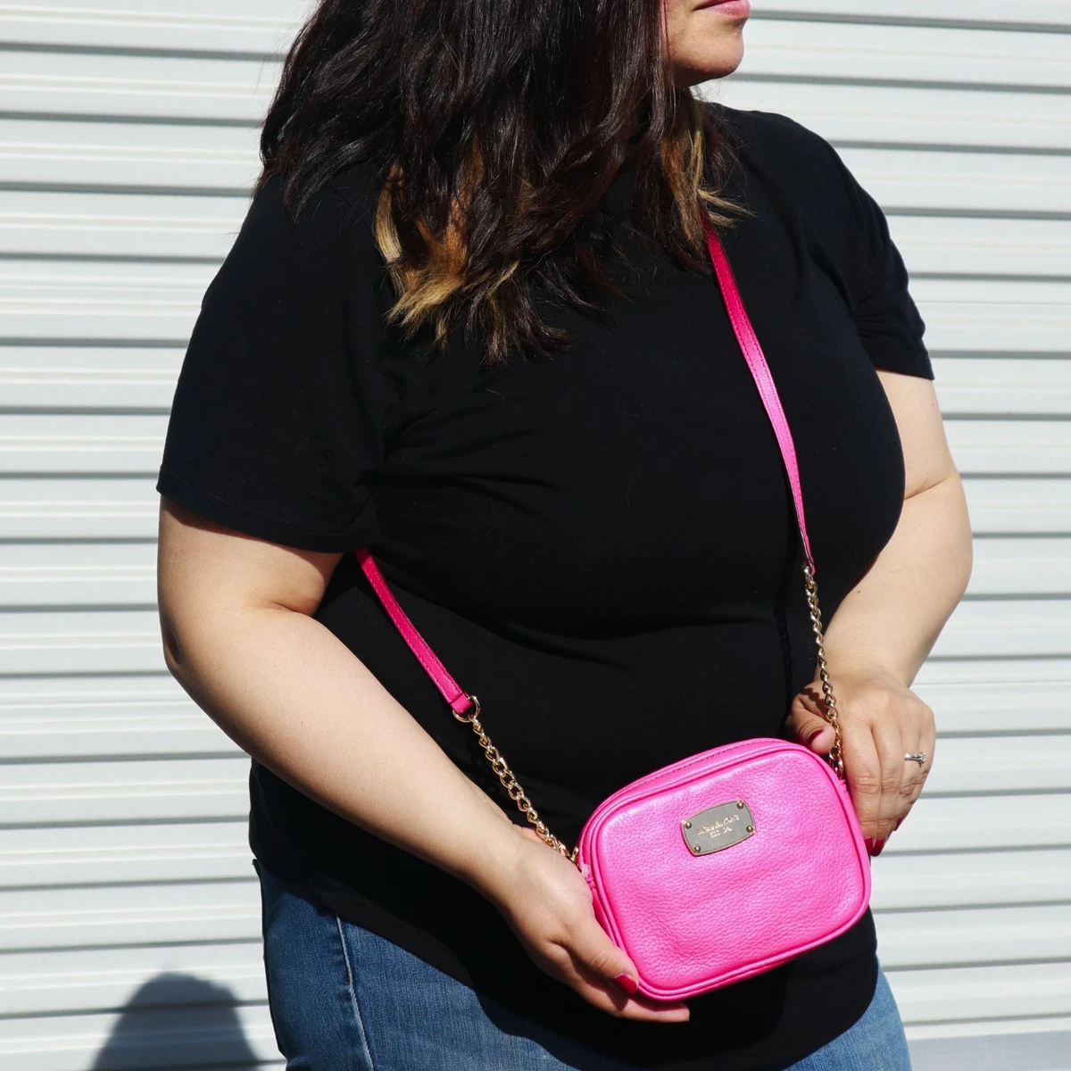 Michael kors hotsell raspberry handbag