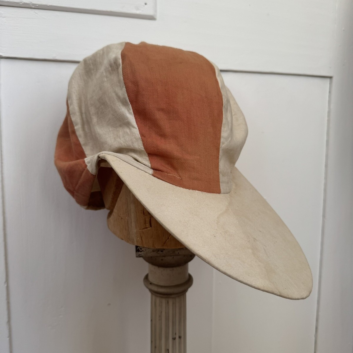 1930s Red Woven Hat with Fair Labor‎ Standards Label - Timeless Elegance Hey kid, catch.” Whether they main image 3