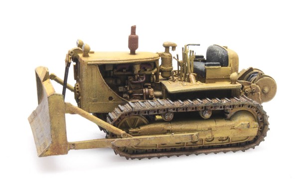 Artitec 387.339 - 1:87: Planierraupe D7, Gelb, Fertigmodell - Neu + Ovp-image