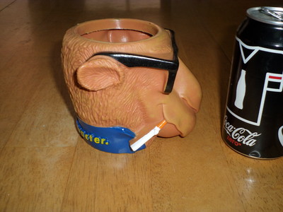 JOE CAMEL Plastic Beer / Soda Can Holder, Cigarette Advertising