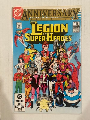 Legion of Super-Heroes #300 Comic Book  1st App Garfield the Cat, Spider-Man App