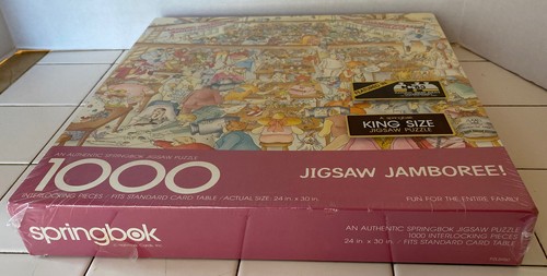 Vintage Springbok Jigsaw Jamboree Puzzle Contest Janet Cleland Art New Sealed - Picture 3 of 8
