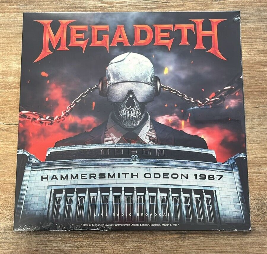 MEGADETH - Hammersmith Odeon 1987 Live Radio Broadcast (LP) 180gr - Sealed