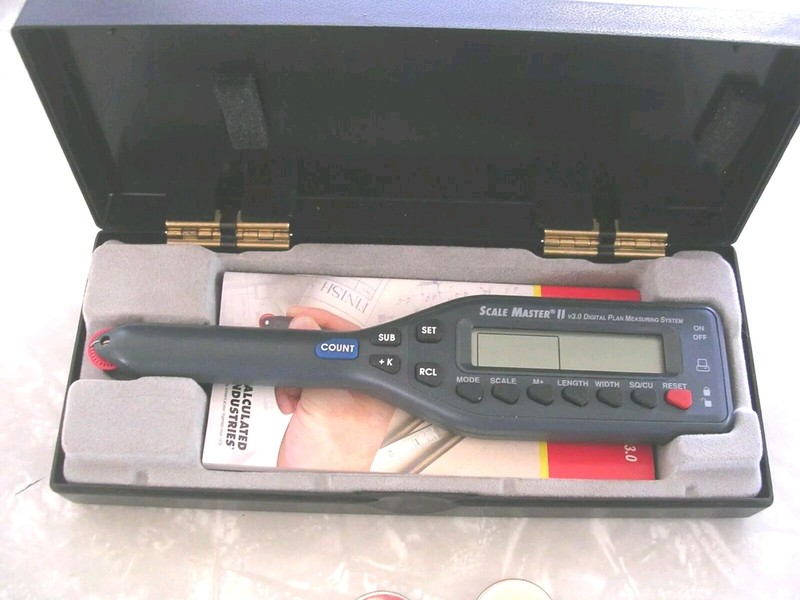 CALCULATED INDUSTRIES SCALE MASTER ll Advanced Digital Plan Measure MODEL 6130