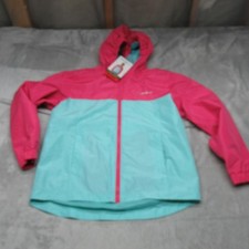 Eddie Bauer Jacket Kids Medium 10/12 Pink Waterproof Removable Liner 3in1 NEW