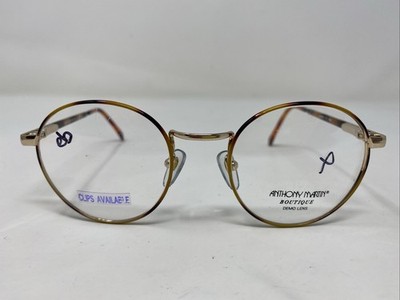 Anthony Martin Boutique RANDY 07 50-20-135 Demi Amber/Gold Eyeglasses Frame IL03