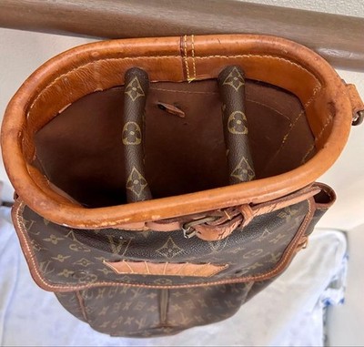 Louis Vuitton Monogram Golf Club Bag Caddy bag PVC Leather Vintage