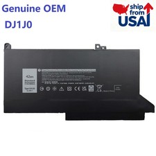 OEM Genuine DJ1J0 Battery for Dell Latitude 12 7000 7280 7480 7290 E7280 E7290