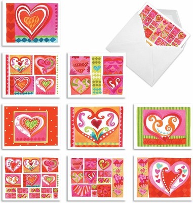 The Best Card Company 10 Assorted Mother's Day Notecards Bulk Box Multicolor 