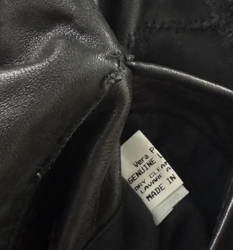 $25k Brioni Fur Black Bomber Jacket Italy Stunning Leather Lined Reversible image 12