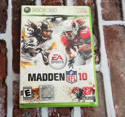 Madden NFL 10 Xbox 360 Game Complete CIB   EA Sports Football 2009