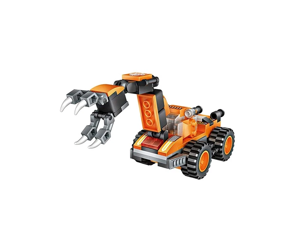 LOZ Transformed Series Weight Lifting Car Kids Puzzle Mini Block Brick Toy w/Box - Image 3 of 3