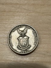 1945 S Philippines 5 Centavos Coin World War II United States of America