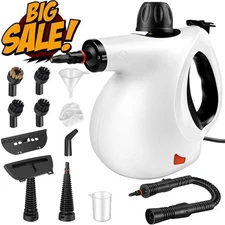 Handheld Steam Cleaner Multi-Surface Natural Steamer with 12-PC Accessories