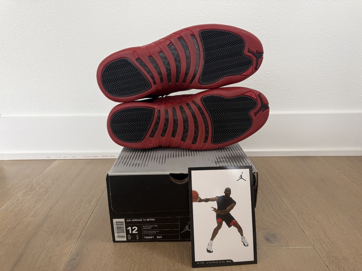 Size 12 - Air Jordan 12 Retro 2003 Flu Game for sale online | eBay