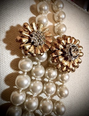 Ciner For J Crew Estate Bohemian Glass Pearl Necklace -Excellent & Unworn!
