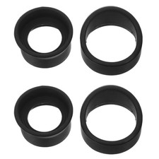 4 Pcs Microscope Eyepiece Covers Replacement Parts Protector Guards Cups
