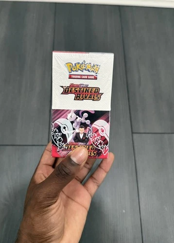 Pokémon Scarlet & Violet Destined Rivals Half Booster Box Sealed (Small Rip)