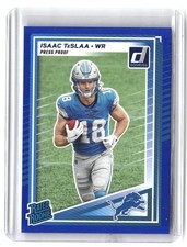 Isaac TeSlaa Rookie 2025 Donruss Press Proofs Blue