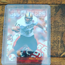 Classic 1996 NFL Rookies Mike Alstott Tampa Bay Buccaneers Rookie Card #49. rookie card picture