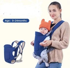 Baby Carrier Front Facing 4 in 1 Infant Comfortable Sling Backpack Pouch Wrap