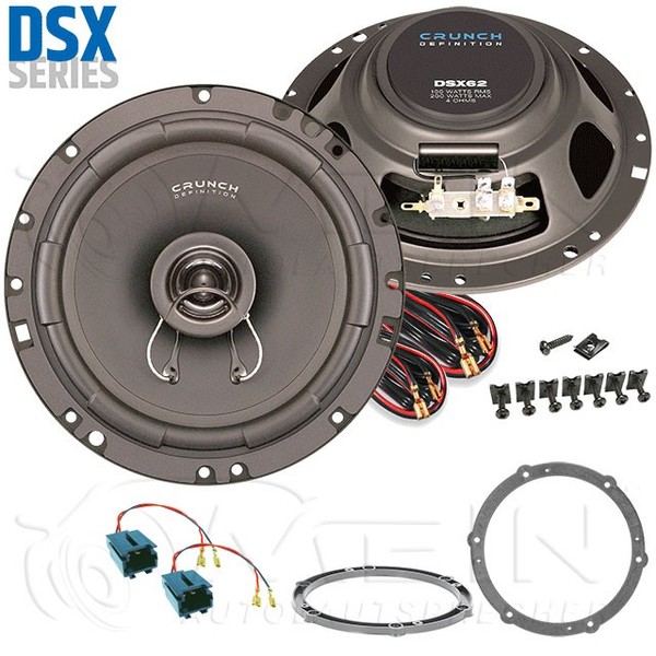 Crunch Auto Lautsprecher FüR Fiat Scudo 3 Ab 2021 Front TüR 2-Wege 200W #Akcx-image