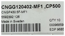 10  PCS  ORIGINAL  INSERTS            CNGG120402-MF1 CP500
