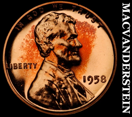 1958 Lincoln Wheat Cent- Choice Gem Proof Luster No Reserve #J2850