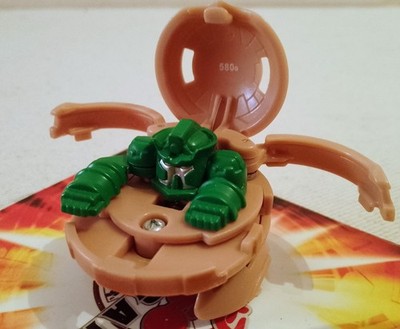 Bakugan Battle Brawlers  Subterra Hammer Gorem 580G Anime Figur & Karte 