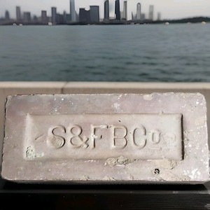 Reclaimed Brick Antique Vintage Kiln Fired Red Brick Sayre & Fisher Co. Est 1850