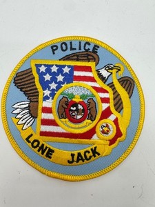 Lone Jack MISSOURI Police Patch Embroidered 3.5 Inch Round MO