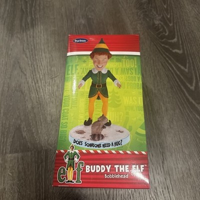 Elf - Buddy the Elf with Racoon - Bobblehead, NEW never opened Christmas 