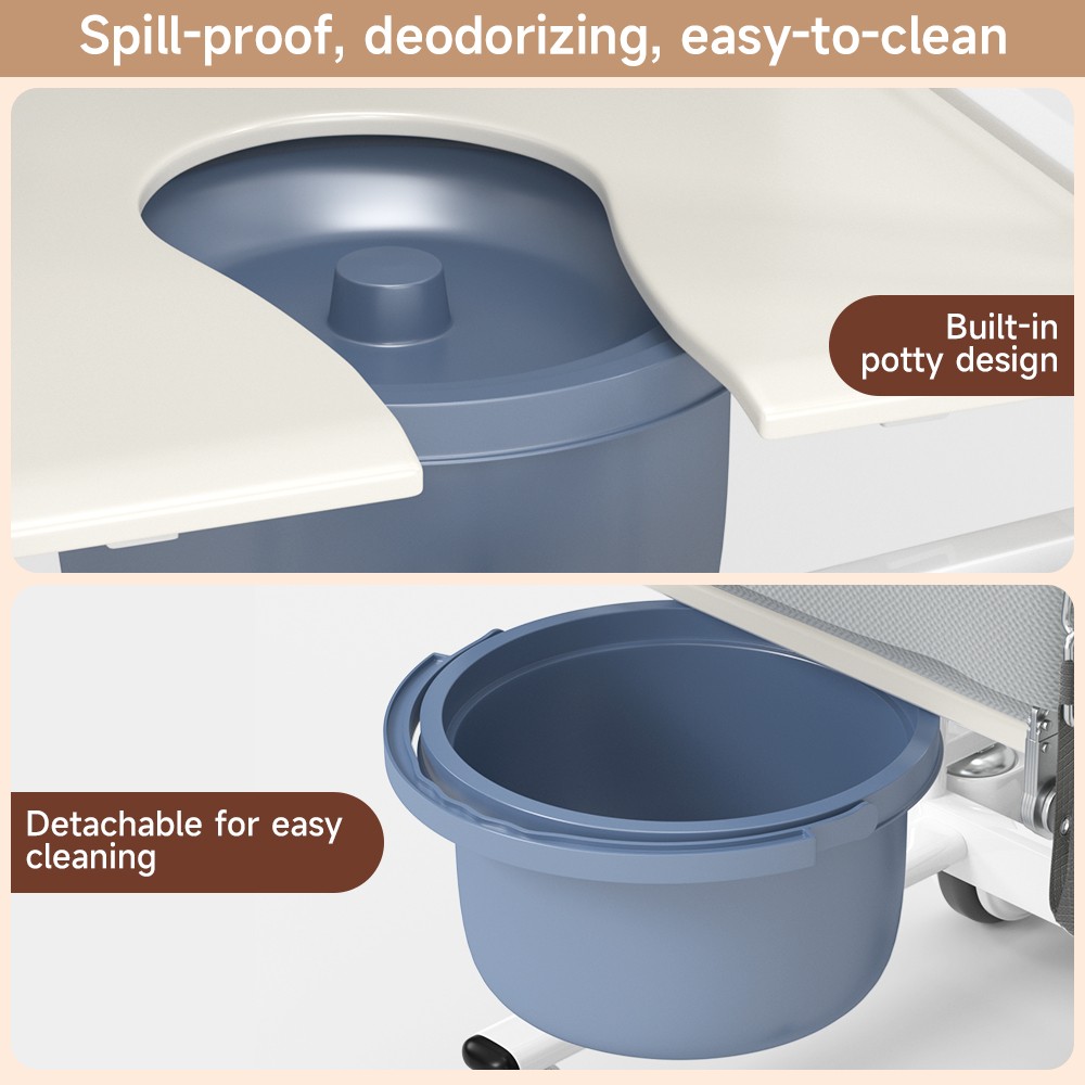 Patient Chair Hydraulic Transferred Lift Reclining transfer bed With potty