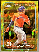 2024 Topps Chrome Update Victor Caratini #USCS23 Sapphire Gold /50