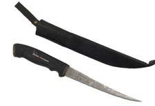 Vintage Normark Marttiini 6" Stainless Steel Fillet Knife W/ Black Sheath