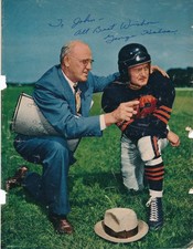 George Halas Autographed 8x10 Magazine Page Photo Chicago Bears PSA/DNA 183287