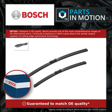 2x Wiper Blades (Pair) Flat Aero type A698S 3397007698 Bosch Aerotwin 530/575mm