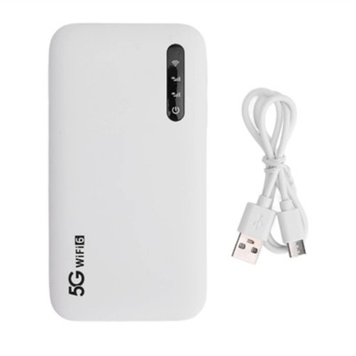 5G WiFi 6-Hotspot-Router, 5000 MAh, Tragbar, Unterstützt 16 Geräte,7135