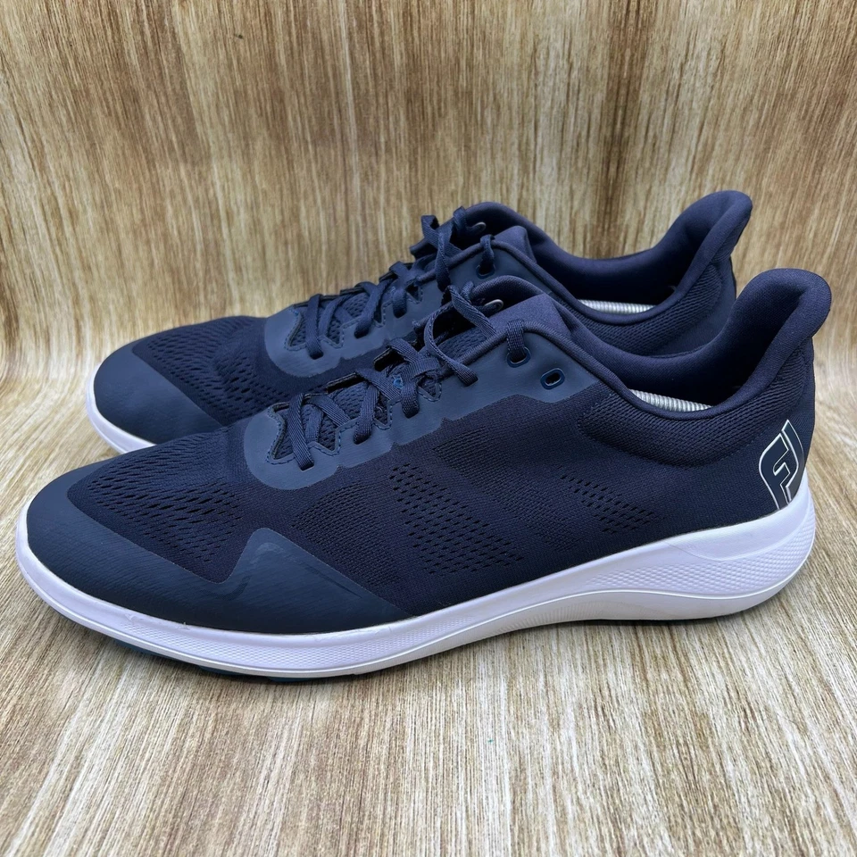 FootJoy Flex Men's Size 14 M Blue Golf Shoes Spikeless Sneakers Athletic 56140 - Image 3 of 4
