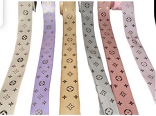 Luxury Satin Ribbon Set 18 Yards  1 Inch Wide  6 Colors  Gift Wrapping