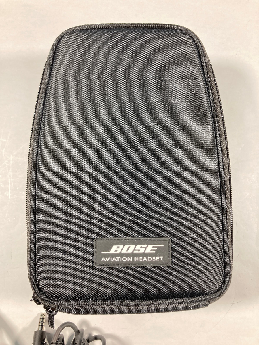 Bose A20 Aviation Headset with Helicopter u174 Plug and Soft Case
