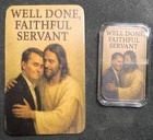 Charlie Kirk "Well Done Faithful Servant" 1 OZ Colorized Silver Bar With COA