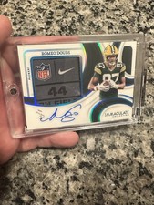 Romeo Doubs 2024 Panini Immaculate - Laundry Tag Patch Auto 1/1