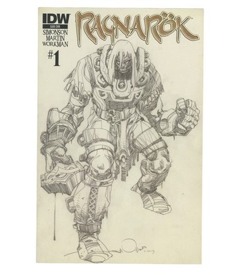 Ragnarok 2014 #1 1st Print Walter Simonson Subscription Cover A IDW