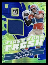 2024 Donruss Optic Malik Nabers -MNS First Year Fresh Blue Hyper Giants TV2132